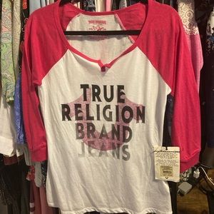 Luck Brand 3/4 Sleeve Top